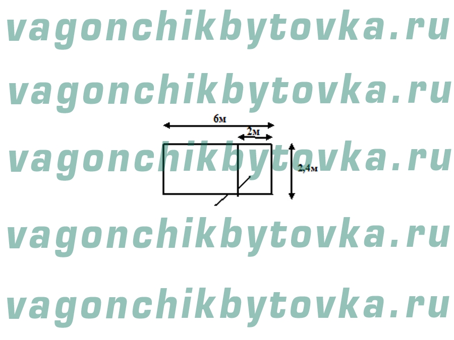 Складское помещение из вагончика 6м Складское помещение из вагончика 6м