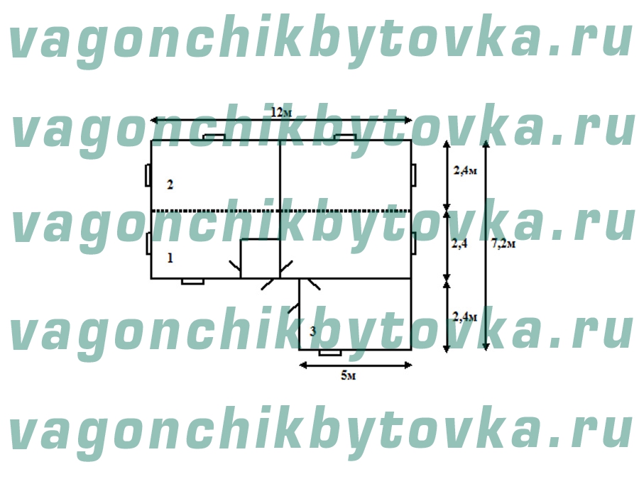 Торговый модульный павильон из БК Торговый модульный павильон из БК