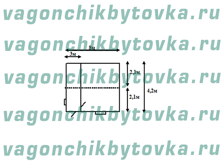 Столовая модульная из БК 8м Столовая модульная из БК 8м